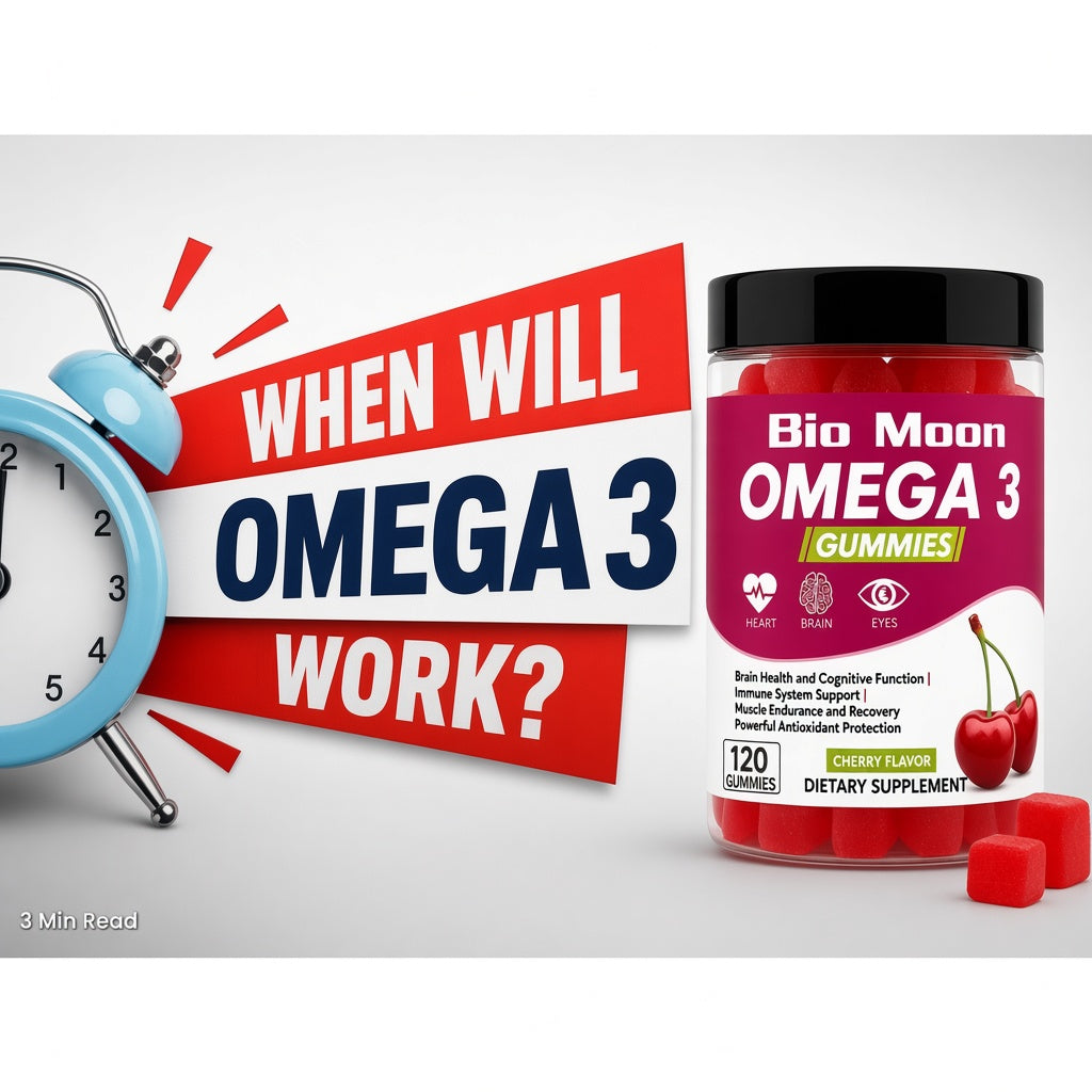 Omega 3 Gummies – Heart & Brain Support: Cherry Flavor