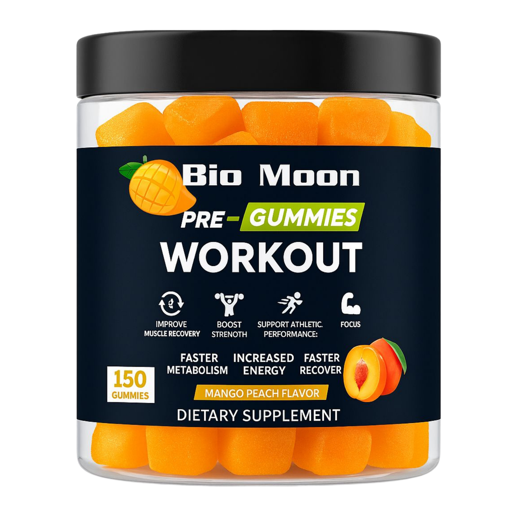 Pre-Workout Gummies – Mango Peach