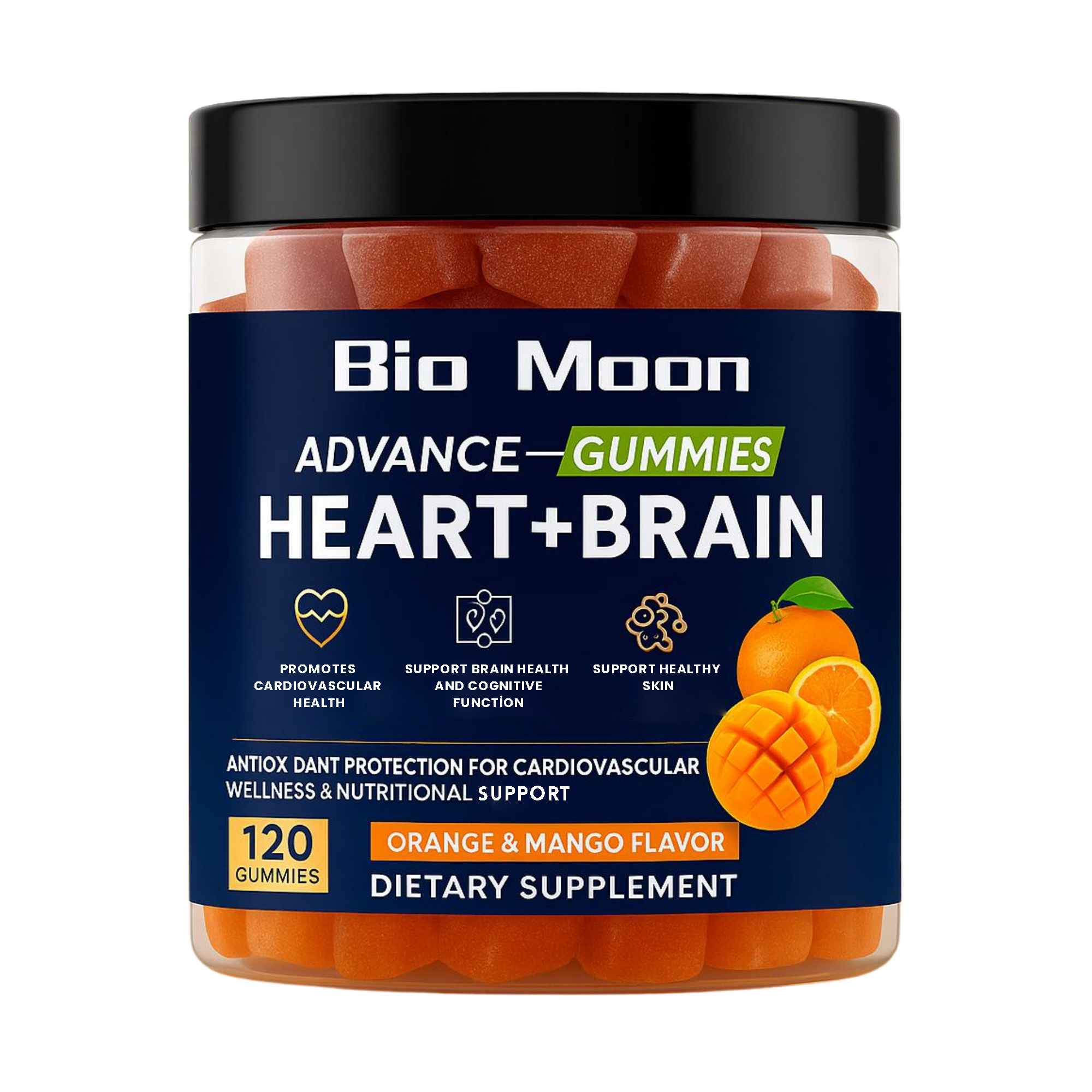 Advance Heart & Brain Gummies – Orange & Mango