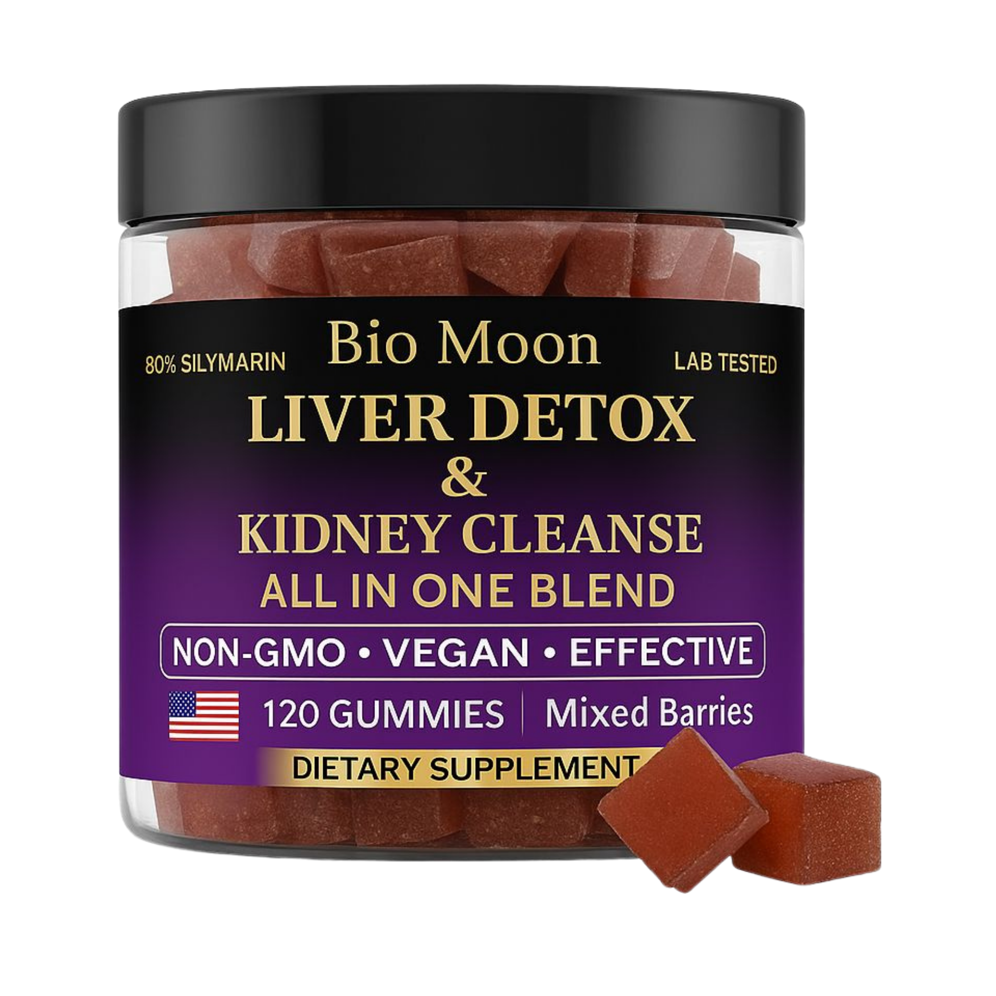 Liver & Kidney Support Gummies – Mixed Berries