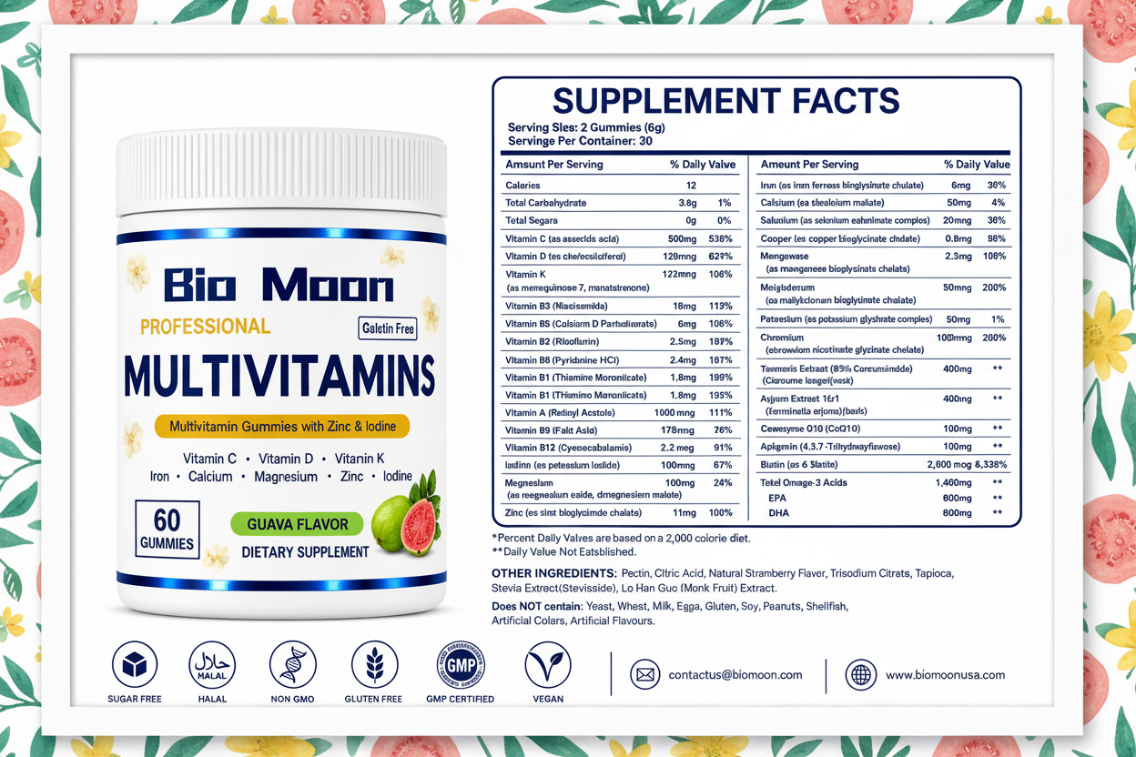 Bio Moon Multivitamins- Guava Flavour