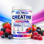 Creatine Monohydrate 5000mg Gummies Mixed Berry 120 Gummies