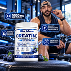 Creatine Monohydrate 5000mg Gummies Blueberry 120 Gummies