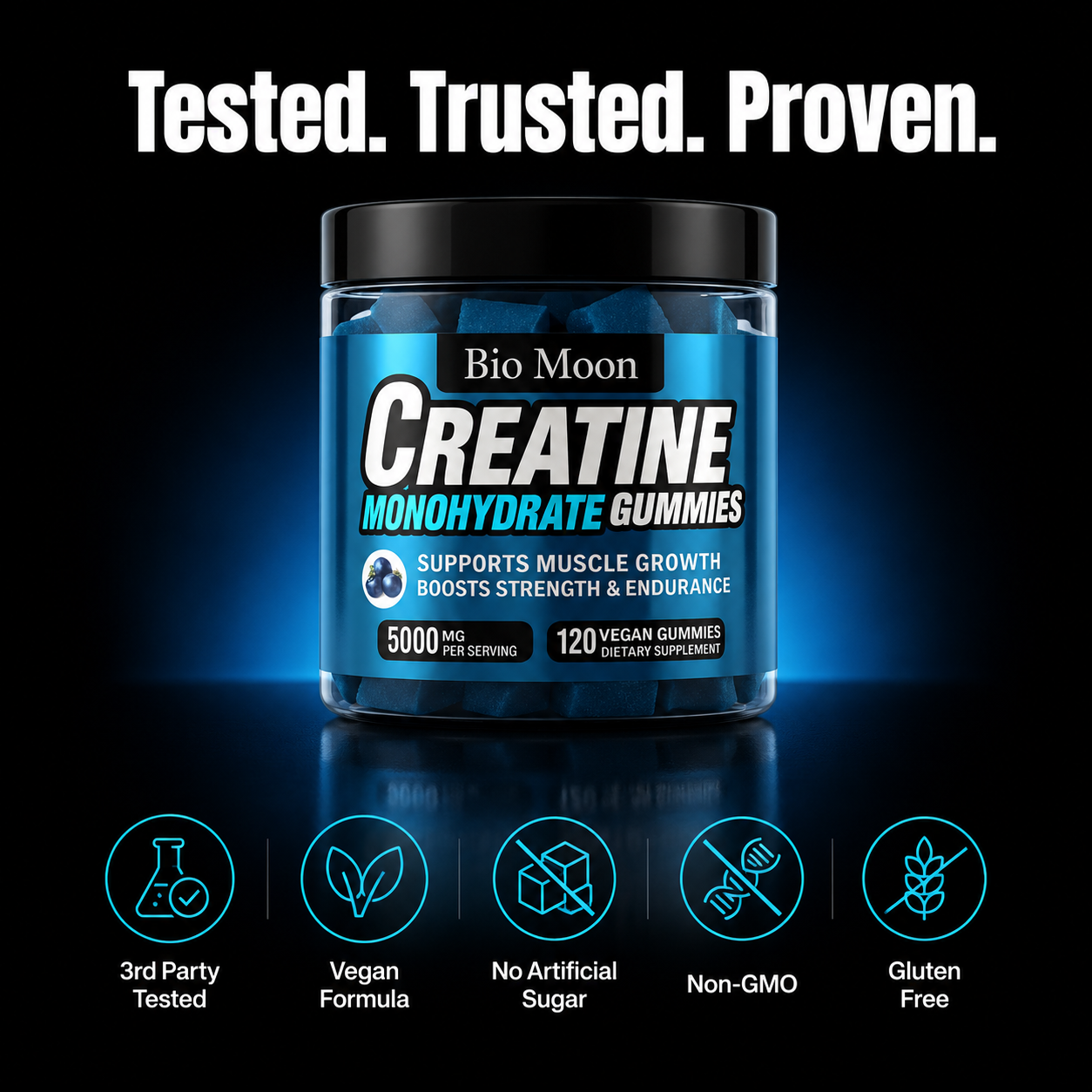 Creatine Monohydrate 5000mg Gummies