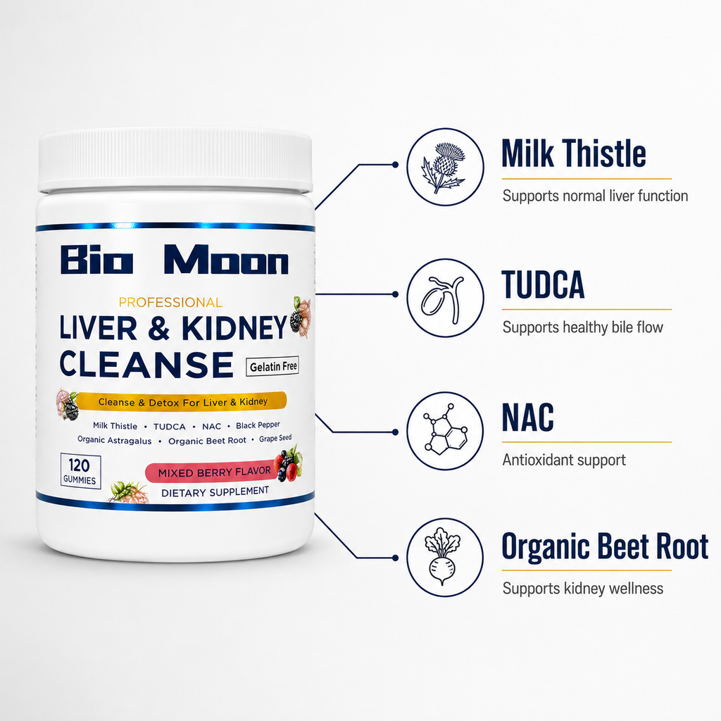Liver & Kidney Support Gummies – Mixed Berries