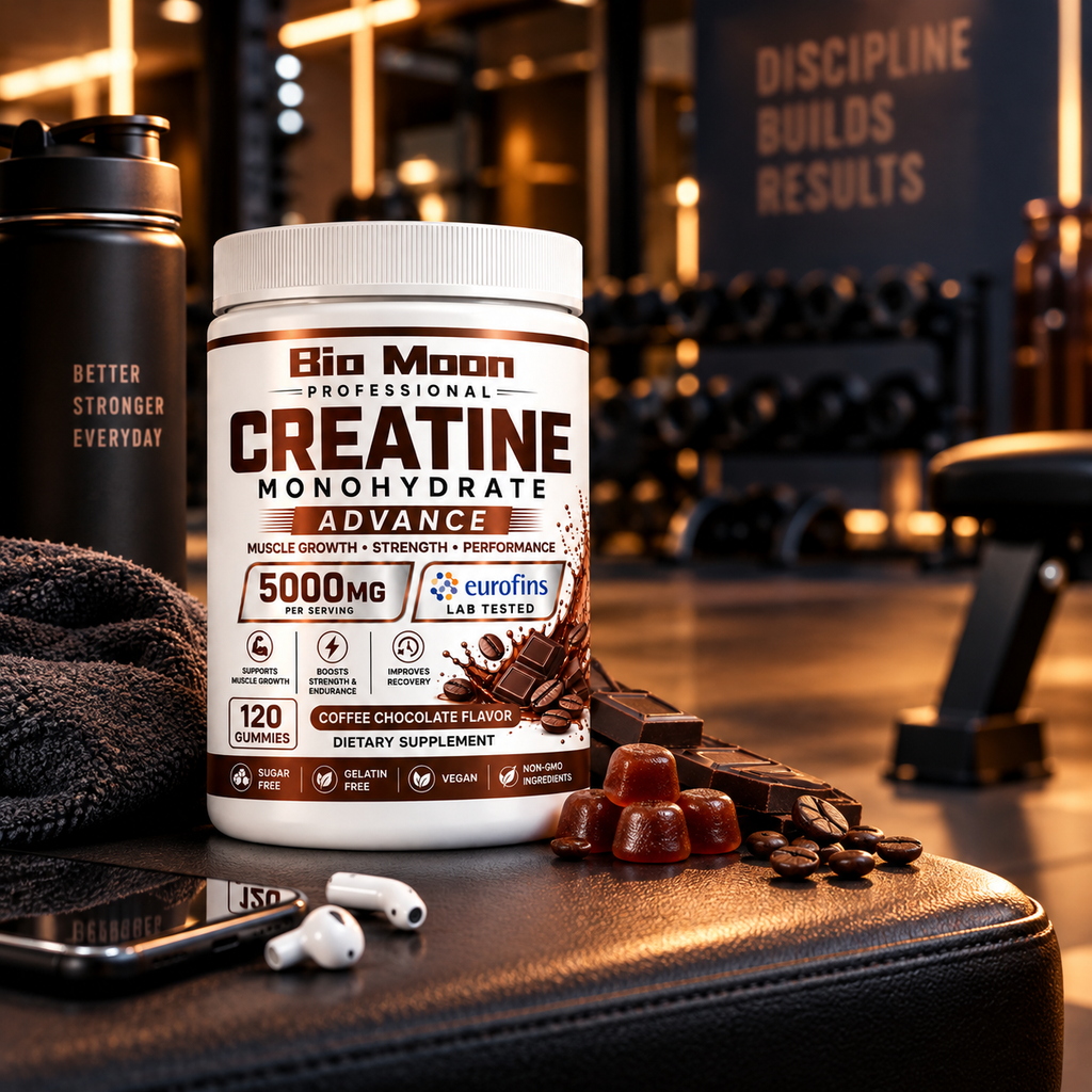 Creatine Monohydrate Gummies 5000mg Coffee Chocolate 120 Gummies