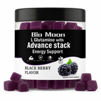L-Glutamine with Advance Stack Gummies – Blackberry