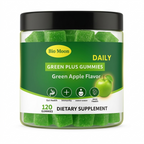 Daily Green Plus Gummies – Green Apple