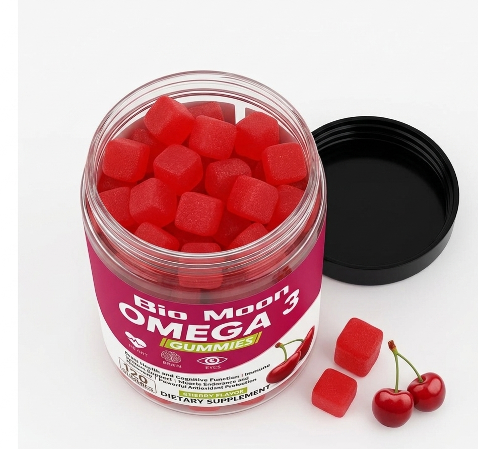 Omega 3 Gummies – Heart, Brain – Cherry Flavor