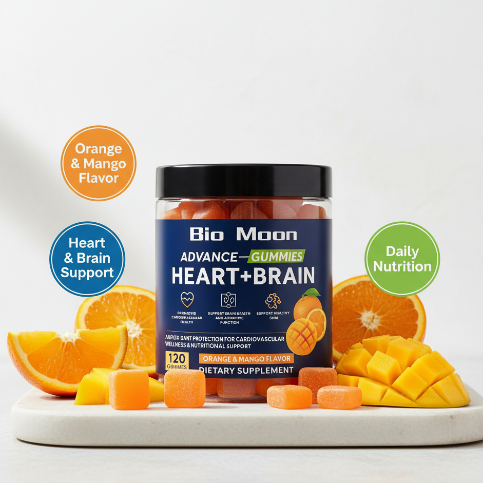 Advance Heart & Brain Gummies – Orange & Mango