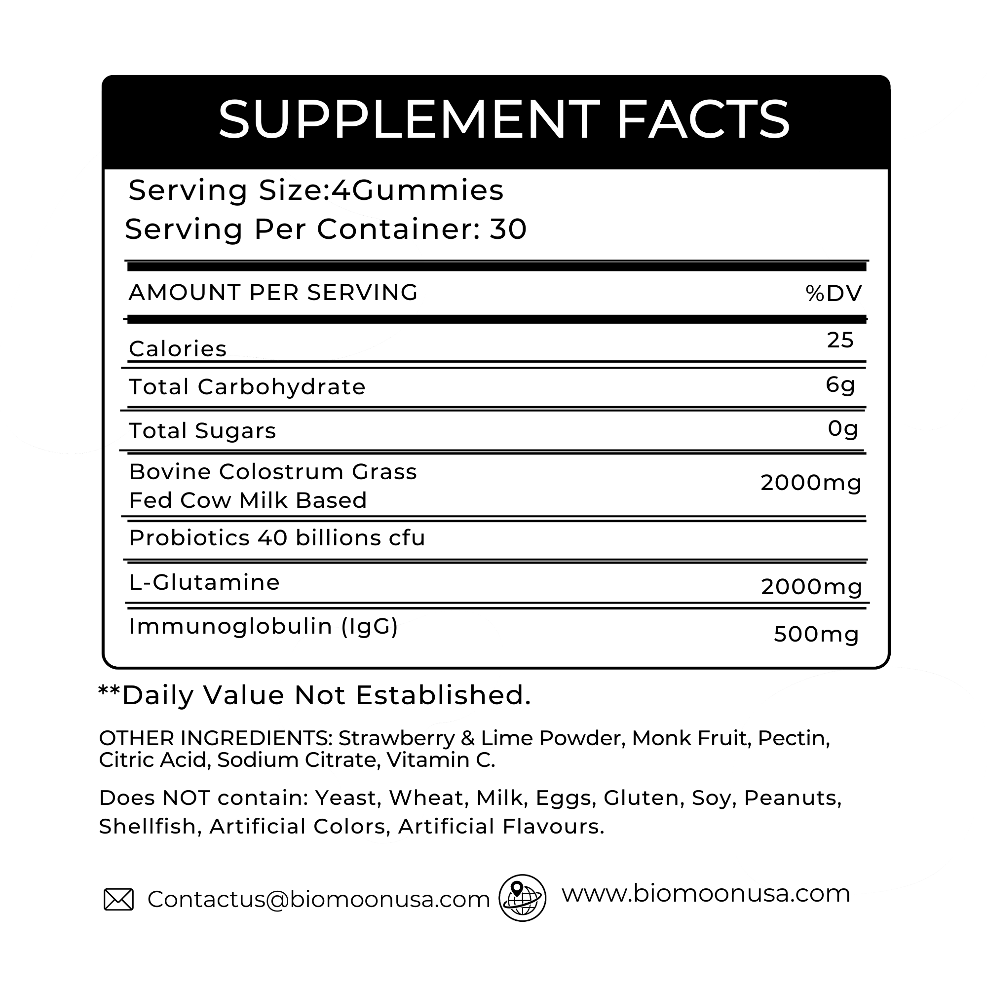 Grass-Fed Colostrum Advance Gummies – Strawberry & Lime