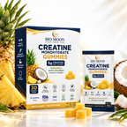 Creatine Monohydrate Gummies – Pineapple with Coconut | 30 Sachets