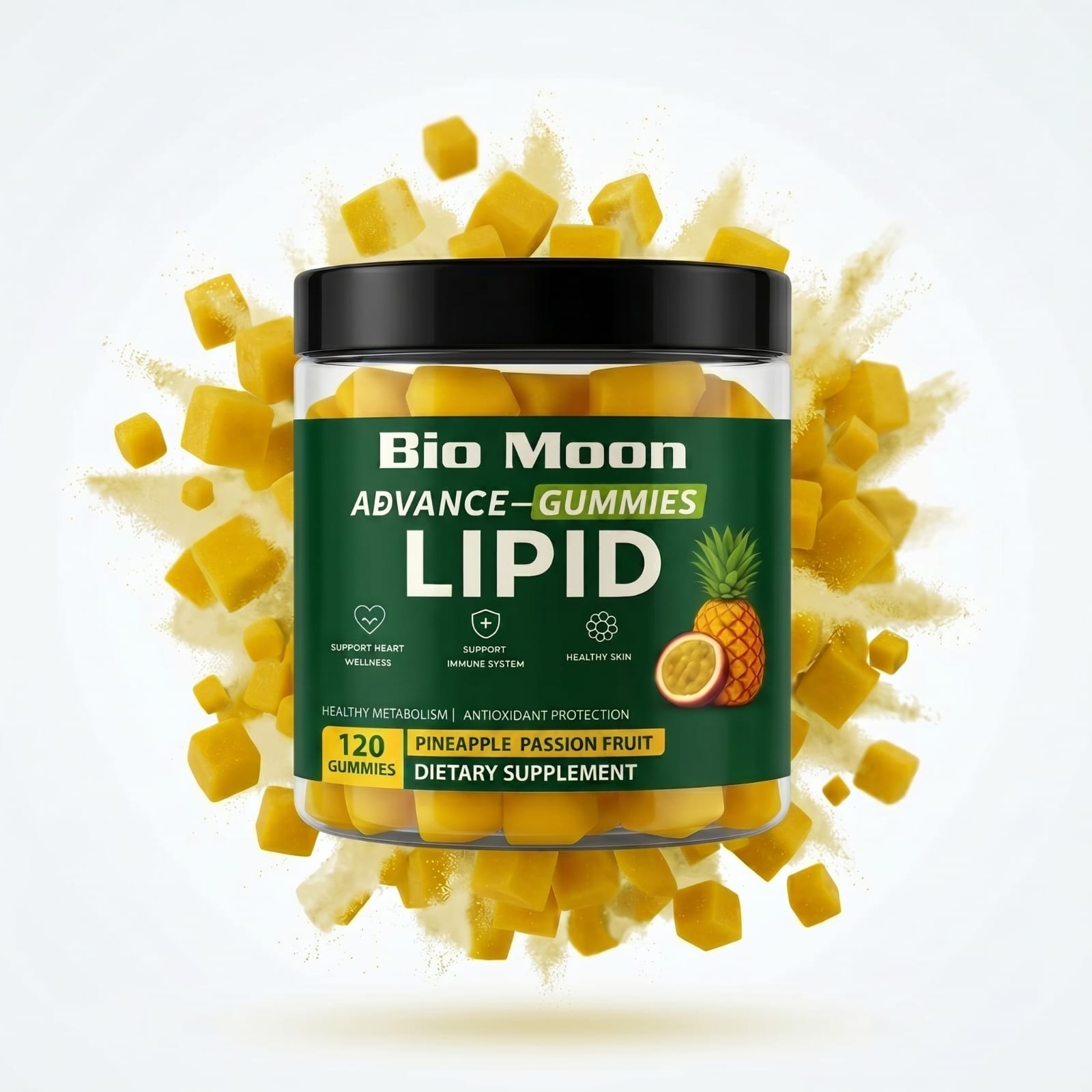 Advance Lipid Gummies – Pineapple Passion Fruit