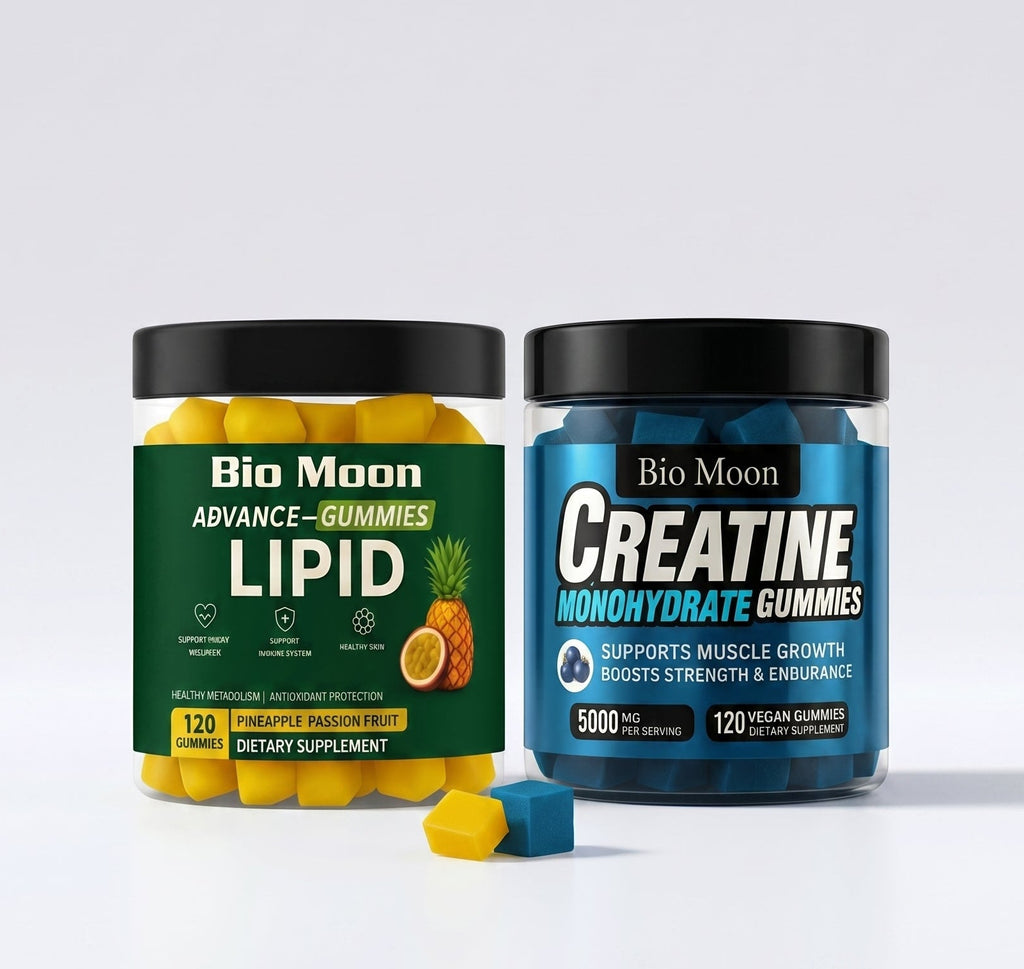Power & Wellness Combo – Advanced Lipid + Creatine 5000mg Gummies